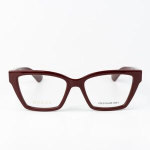 Gucci Women Eyeglasses Burgundy Cat Eye GG1715O 003 BRAND NEW